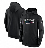 Men's Dallas Cowboys 2022 Black Crucial Catch Therma Performance Pullover Hoodie,baseball caps,new era cap wholesale,wholesale hats